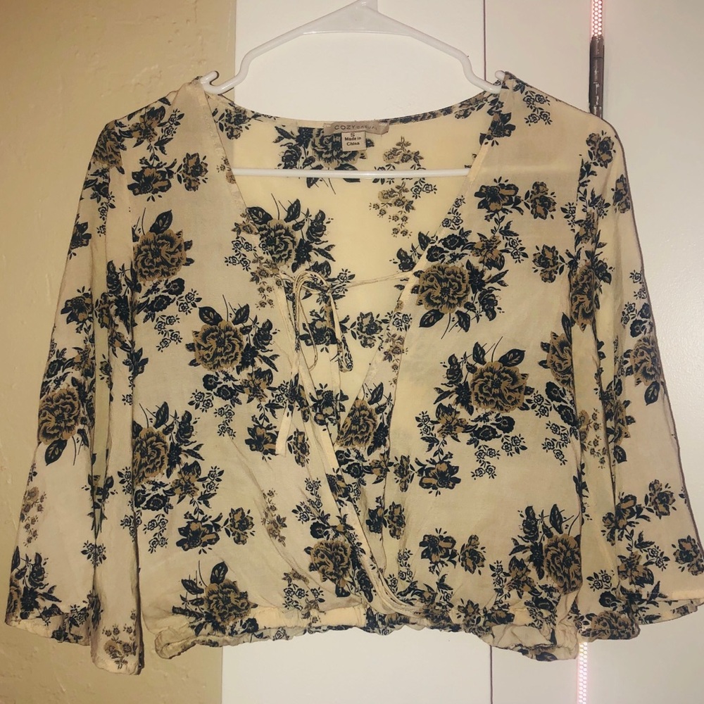 Floral crop top